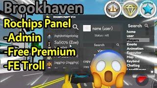 Brookhaven FE Admin Commands Troll Script ROCHIPS Panel Hack | Roblox Mobile Executor