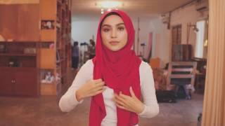 UMMA Hijab Tutorial #2 - How to wear Nawar Basic Scarf