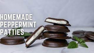 Homemade Peppermint Patties....Because Mint Chocolate is the Best!