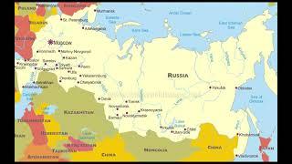 карта россии [ karta rossii ] [ map of russia ]