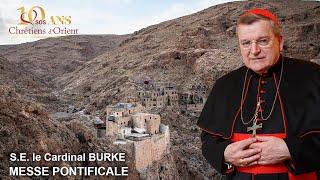 Messe pontificale de S. E. le cardinal Burke pour les 10 ans de SOS Chrétiens d'Orient