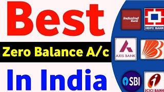 Best Zero Balance Bank Account | Zero Balance Bank Account Open Online