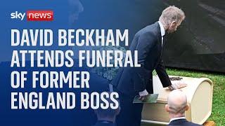 Sven-Goran Eriksson funeral: David Beckham among guests to say goodbye to former England boss