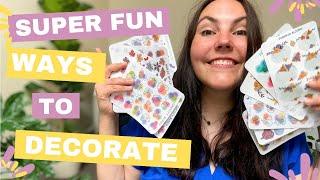 5 CREATIVE ways to use STICKERS