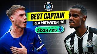 GW16 BEST CAPTAIN | Exploit Weakened Fulham Defence? | FPL 2024/25