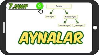 Aynalar / Detaylı Konu Anlatımı  7.Sınıf Fen #2023