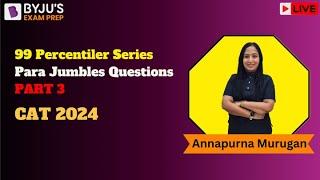 CAT 2024 | Para Jumbles Questions | MCQs Part 3