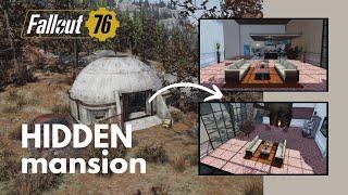 Hidden Family Vault Immersive Secret CAMP Fallout 76 Build Tutorial