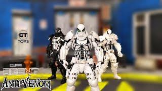 CT Toys Agent Anti Venom 1/12 action figure - Yamaguchi & Bootleg short Comparison Unboxing & REVIEW