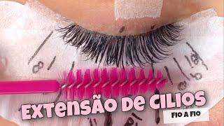 EXTENSÃO DE CILIOS FIO A FIO