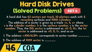 Hard Disk Drives (Solved Problems) - Set 4