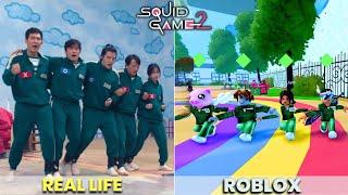 Squid Games 2 - ALL GAMES COMPARISON in ROBLOX [Red Light Green Light, Six-Leg Pentathlon, Mingle]