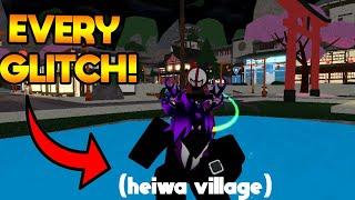 EVERY GLITCH SPOT IN HEIWA VILLAGE | Roblox Loomian Legacy