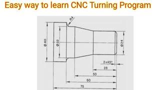 CNC Turning Programming / Basic CNC Programming for turning / CNC Lathe Programming / CNC