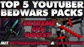 TOP 5 BEDWARS YOUTUBER TEXTURE PACKS 1.15/1.14/1.13/1.12/1.11/1.10/1.9/1.8 & DOWNLOAD LINK!