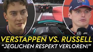 Russell  Verstappen! Eskaliert der Streit im Fahrerlager? – Konflikt vor dem F1-Rennen in Abu Dhabi