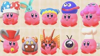 ALL Kirby Power-ups and Outfits!! [Kirby's Dream Buffet Nintendo Switch]