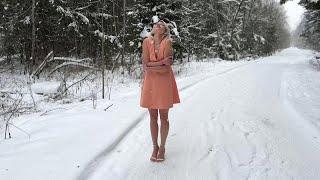 Mia Hard Shivering on the Snow, Goosebumps all Over the Skin, Shivering Girl, Frozen Girl (# 1511)