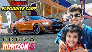 Playing forza horizon with Kunali  but popat ho gya 