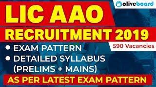 LIC AAO 2019 | Syllabus | Exam Pattern | Salary | Job Profile