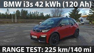 BMW i3s 42 kWh (120 Ah) range test