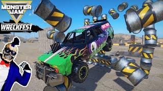 Monster Jam INSANE Crashes, Freestyle and High Speed Jumps | Wreckfest