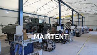 MainTent: Temporary infrastructure for military repairs
