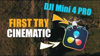 DJI Mini 4 Pro Cinematic in Davinci Resolve - Anfänger legt los
