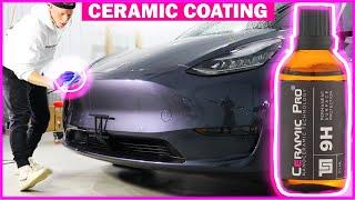 Applying an 8yr Ceramic Coating to a Brand New Tesla Model Y (Professional Install Process)