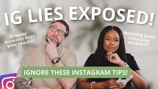 Instagram Tips That Are ACTUALLY Lies That Can Hurt Your Reach and Engagement