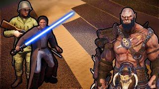 20 MILLION ORC WARRIORS vs 60,000 JEDI KNIGHTS + 100,000 AMERICAN SHOTGUN SOLDIERS | UEBS 2