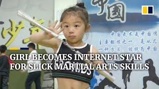 Chinese girl becomes internet star for her martial arts skills