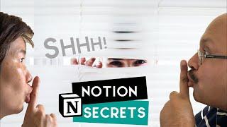 Did you know these Notion Secrets ?