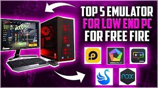 TOP 5 Best Emulators For Low End PC For Free Fire  |  2GB / 4GB / 8GB Ram Without Graphics Card