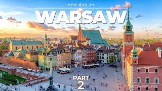 ONE DAY IN WARSAW (POLAND)  PART 2 | 4K 60FPS | The amazing Old Town!