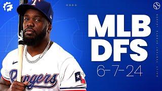 MLB DFS Picks & Strategy for DraftKings & FanDuel (6/7/24)