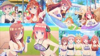 The Quintessential Quintuplets Movie swimsuit scene 