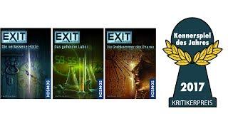 Kennerspiel des Jahres 2017: EXIT - Das Spiel