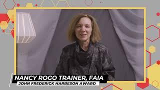 2021 Harbeson Award - Nancy Rogo Trainer, FAIA