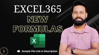 5 New Excel 365 Formulas || new excel functions || excel formulas