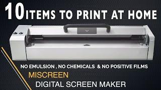 10 Items to Screen Print at Home