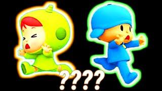 10 Pocoyo & Nina "Screaming & Running" Sound Variations in 31 Seconds | BM Slide