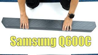 Samsung Q600C Soundbar 2023 Unboxing, Setup, Dimensions and Tests on TV, Music and Movies