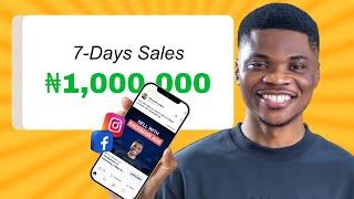 Facebook Ads to Sell Ebook (in LESS than 24 Hours) and Make your First N1,000,000