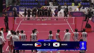 Philippines vs Korea - Group D - Team Regu - Premier - ISTAF Sepaktakraw World Cup Kuala Lumpur 2024