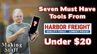 Seven Harbor Freight Must Have Tools For Any Shop - Under $20 #harborfreight