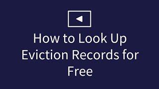 How to Look Up Eviction Records for Free