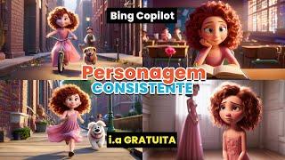 TUTORIAL BING CREATE - Poses Diferentes, Personagens consistentes e Únicos para Histórias Infantis