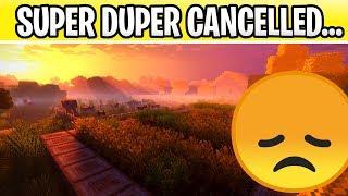 Minecraft Super Duper Graphics Pack Is CANCELLED! I'm Speechless....