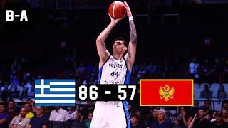 Greece - Montenegro 86-57 | Full Highlights | Acropolis Tournament | 25.06.2024